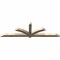 Ekena Millwork Redmond Rough Sawn Timber Gable Bracket, Douglas Fir, 96"W x 28"H x 4"D x 4"F, 7/12 Pitch GBW096X28X0404RED00RDF - alternate 2